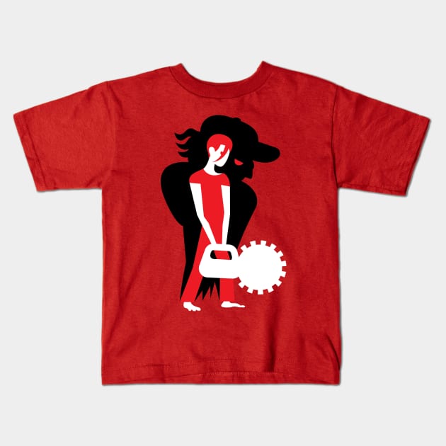 Femmes of Fright - Marie! Kids T-Shirt by evilgoods